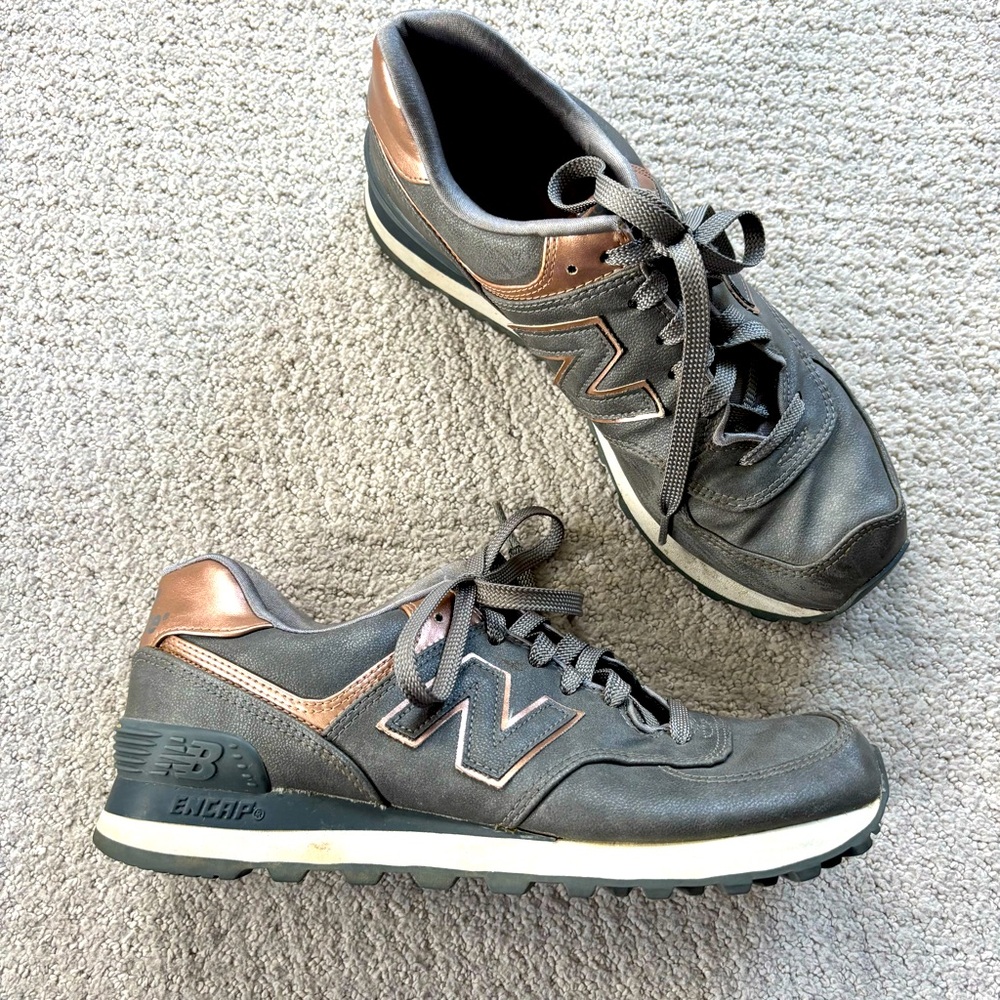 New Balance 574 Precious metal sneakers